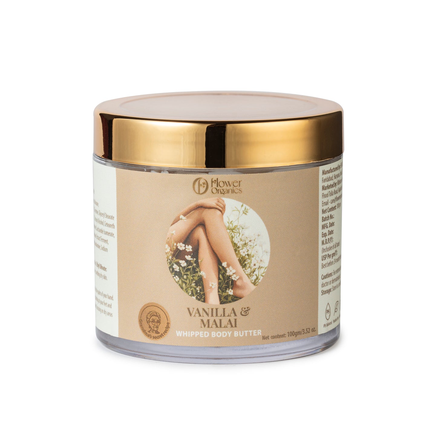 Vanilla & Malai Body Butter - 100 gm