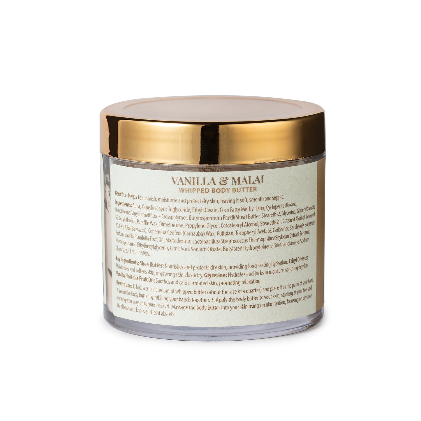 Vanilla & Malai Body Butter - 100 gm