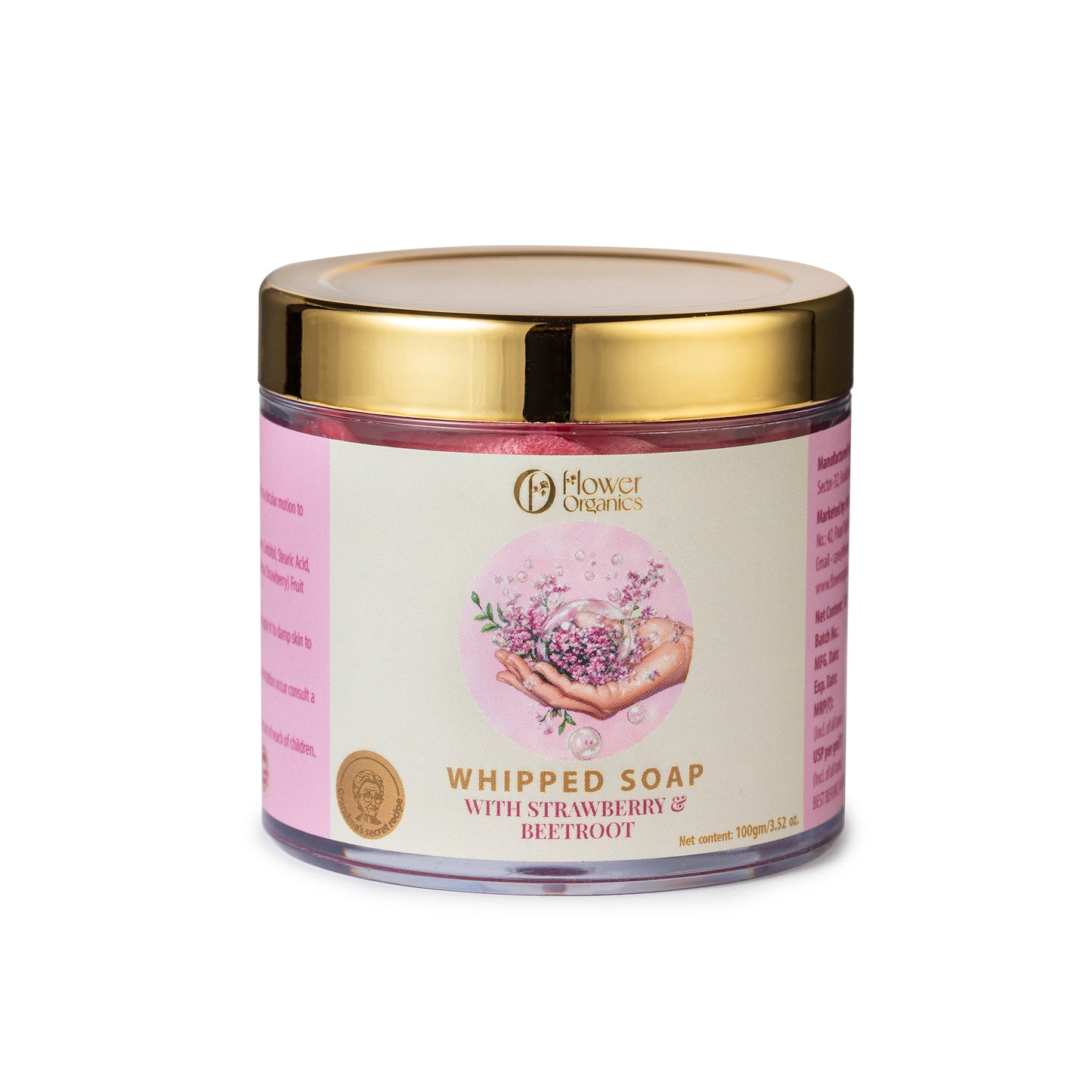 Strawberry & Beetroot Whipped Soap | Strawberry & Beetroot