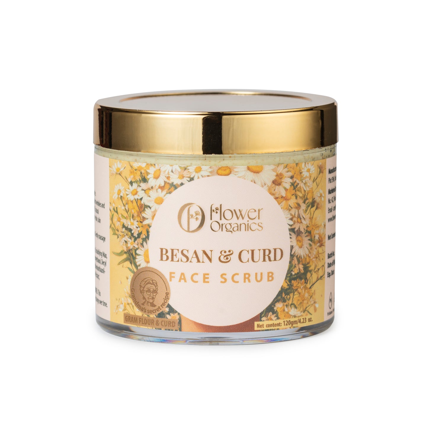 Besan & Curd Face Scrub - 120 gm