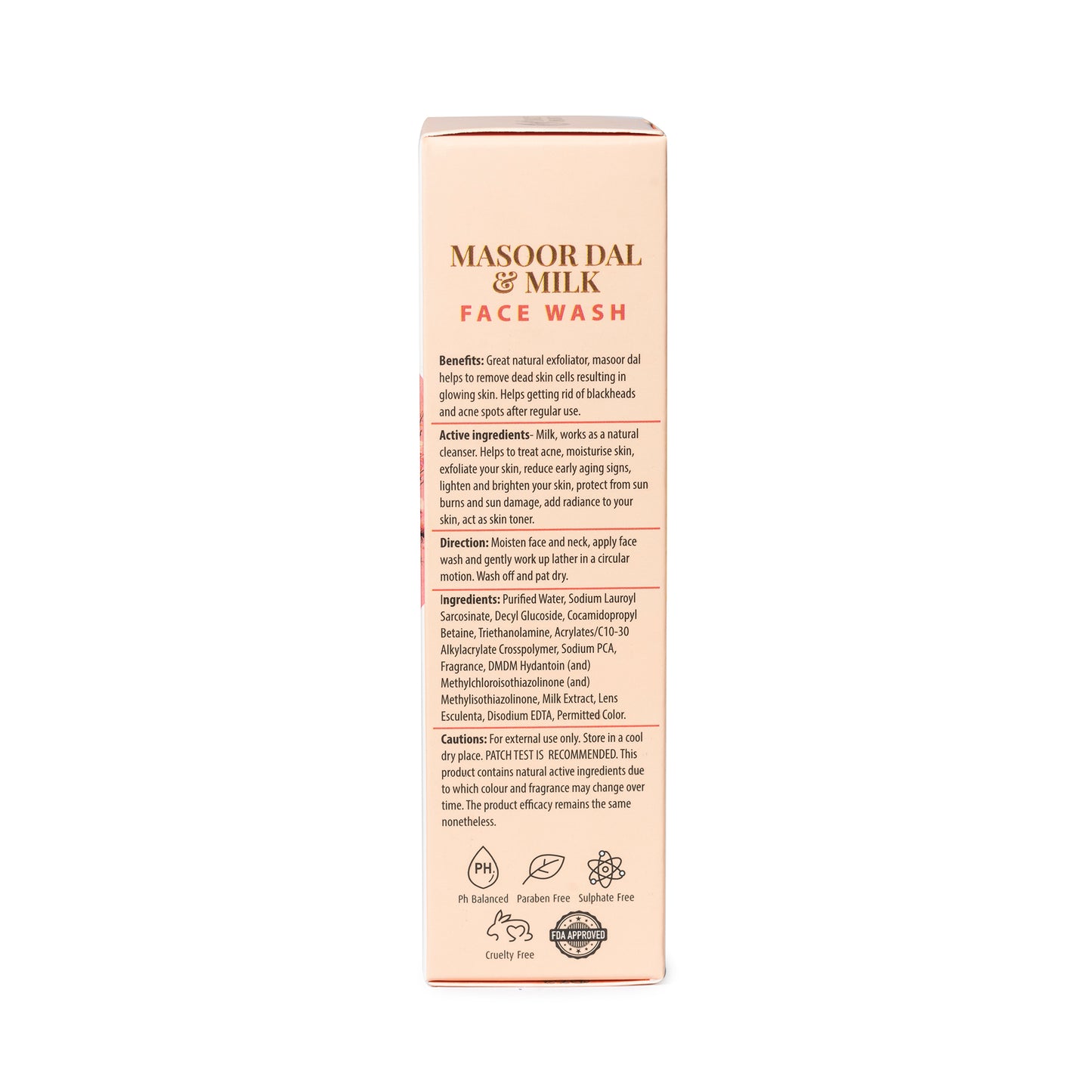 Masoor Dal & Milk Face Wash - 120 ml