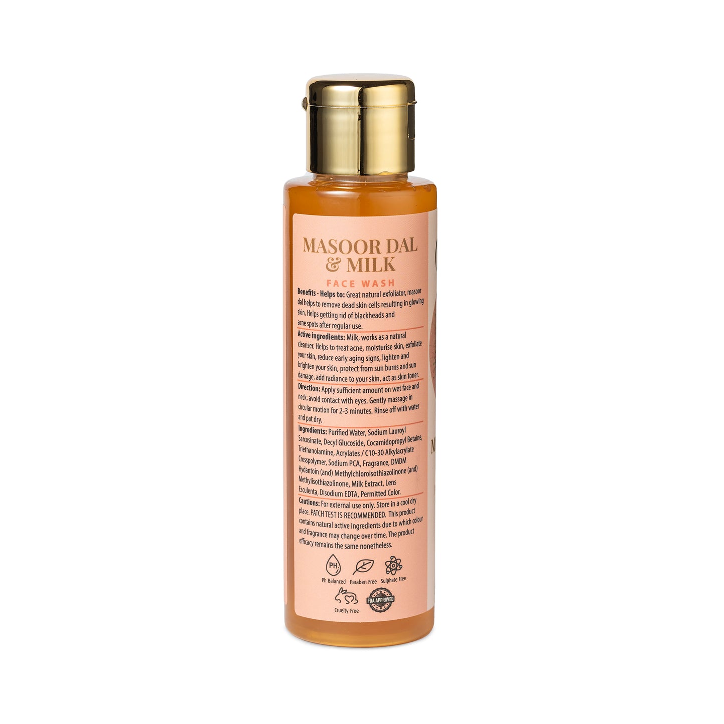 Masoor Dal & Milk Face Wash - 120 ml