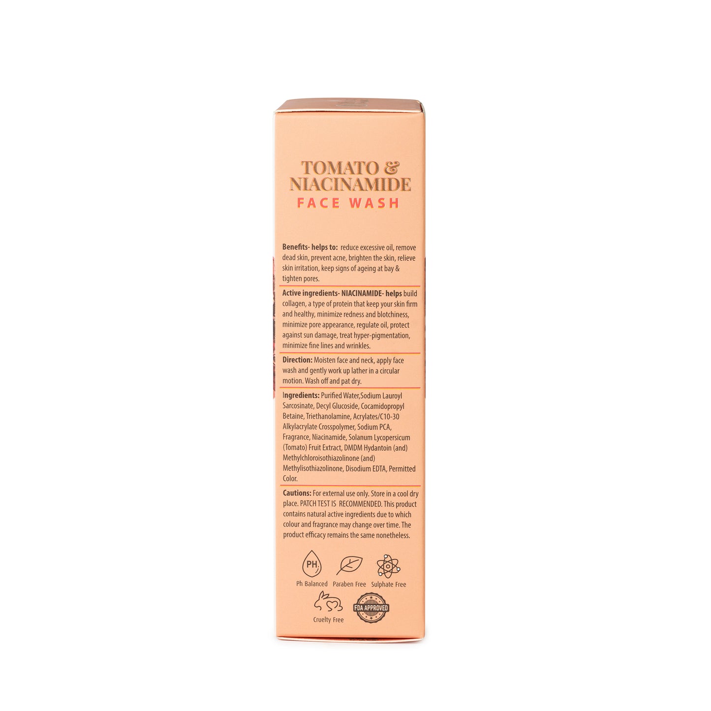 Tomato & Niacinamide Face Wash - 120 ml