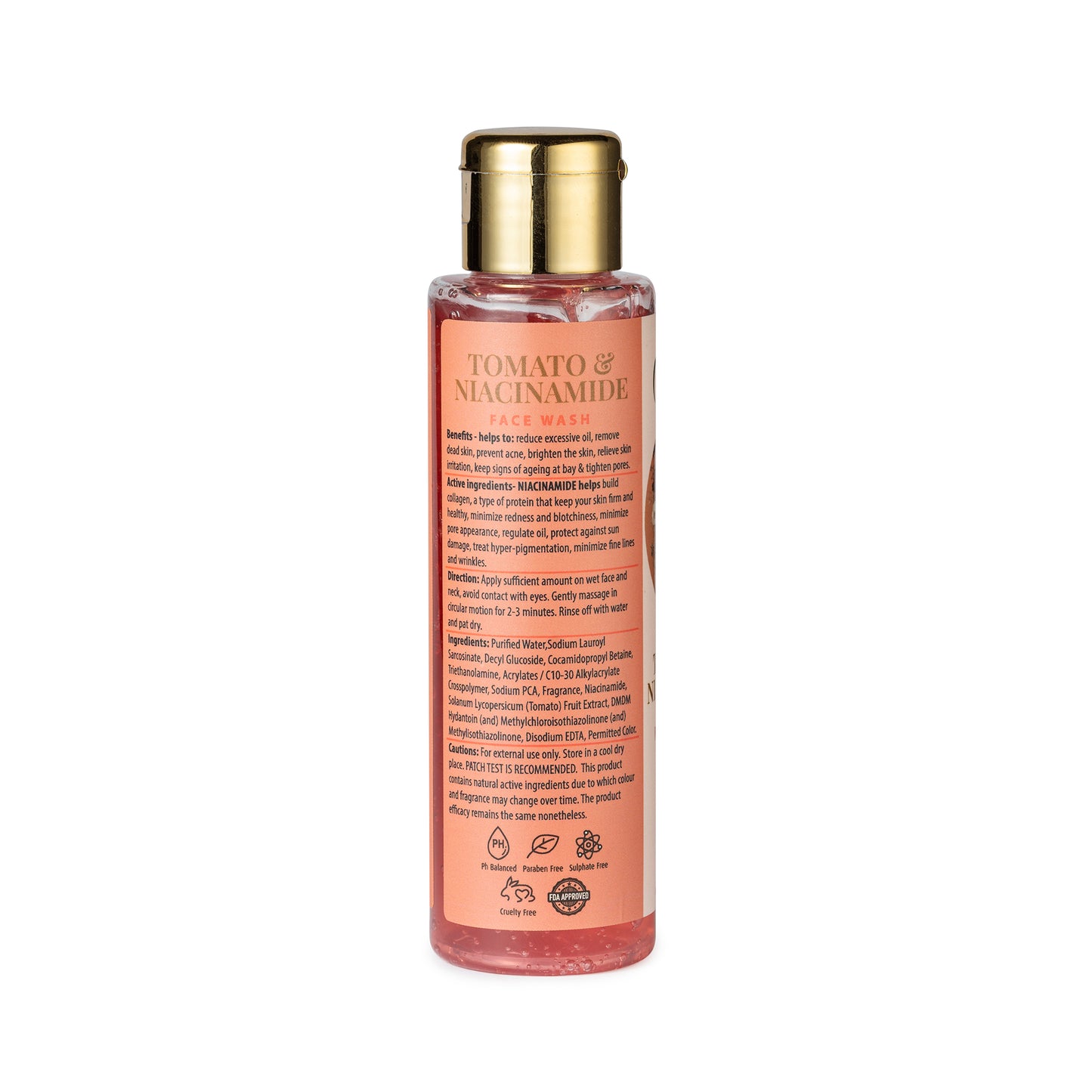 Tomato & Niacinamide Face Wash - 120 ml