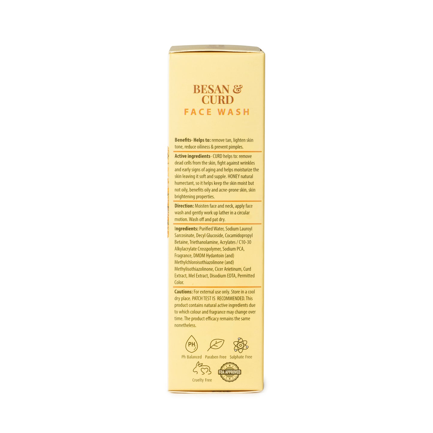 Besan & Curd Face Wash - 120 ml