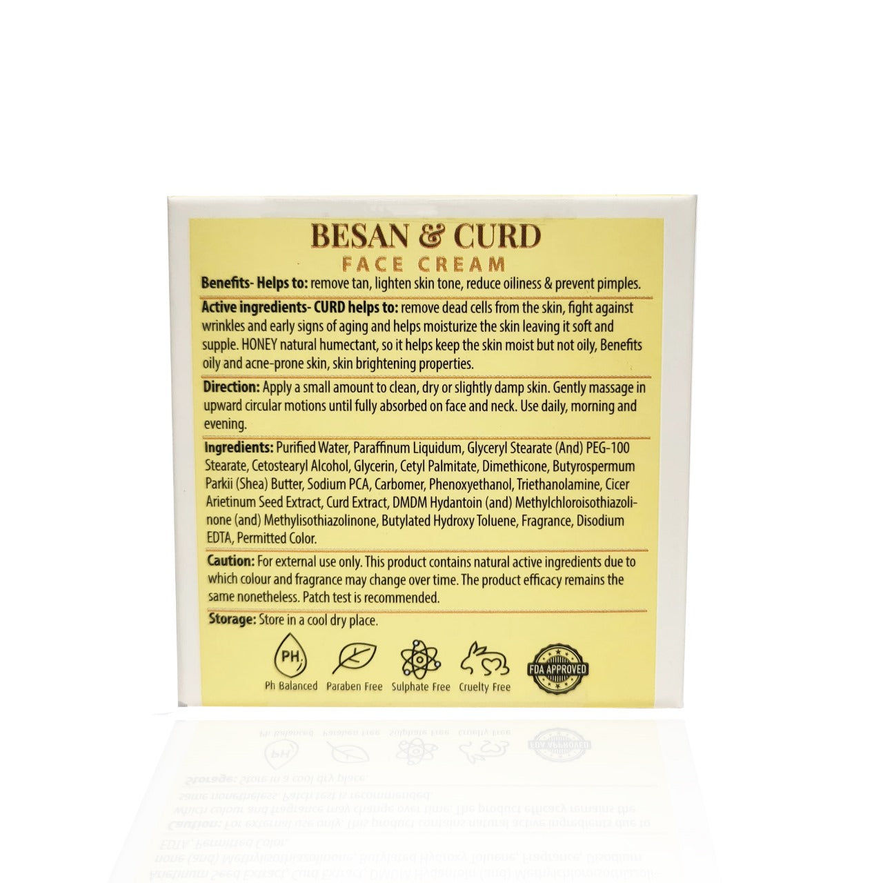 Besan & Curd Face Cream 50gm