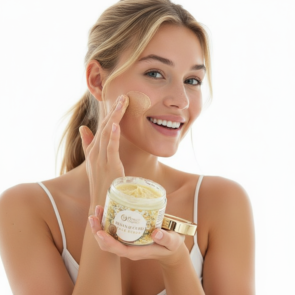 Besan & Curd Face Scrub - 120 gm