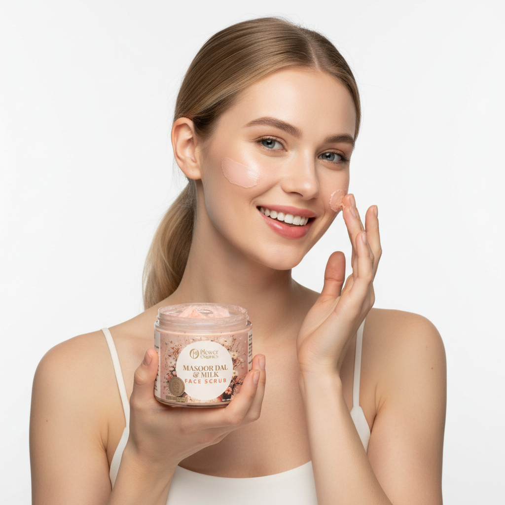 Masoor Dal & Milk Face Scrub - 120 gm