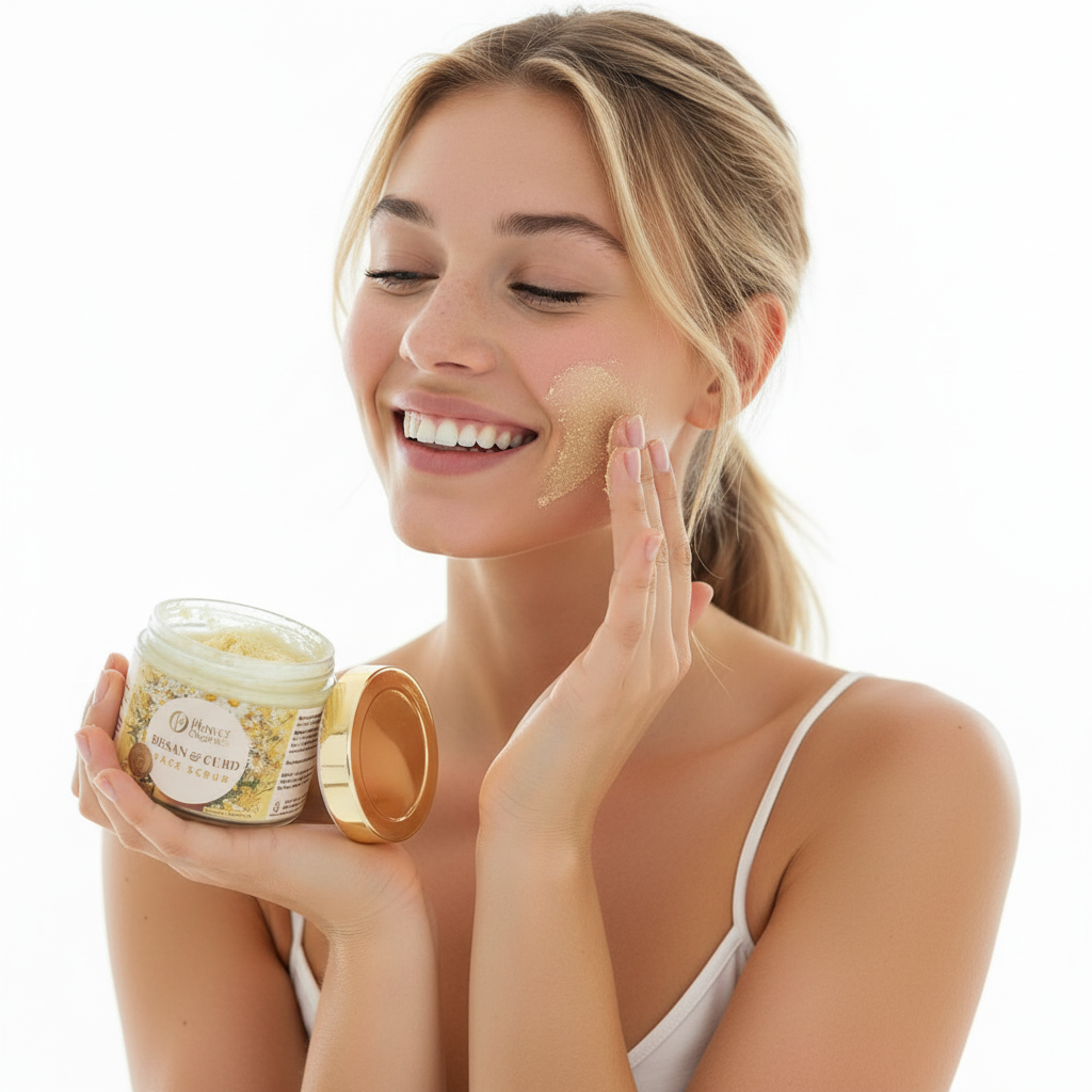 Besan & Curd Face Scrub - 120 gm