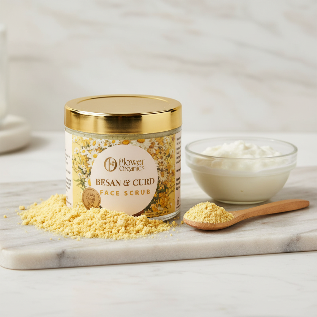 Besan & Curd Face Scrub - 120 gm
