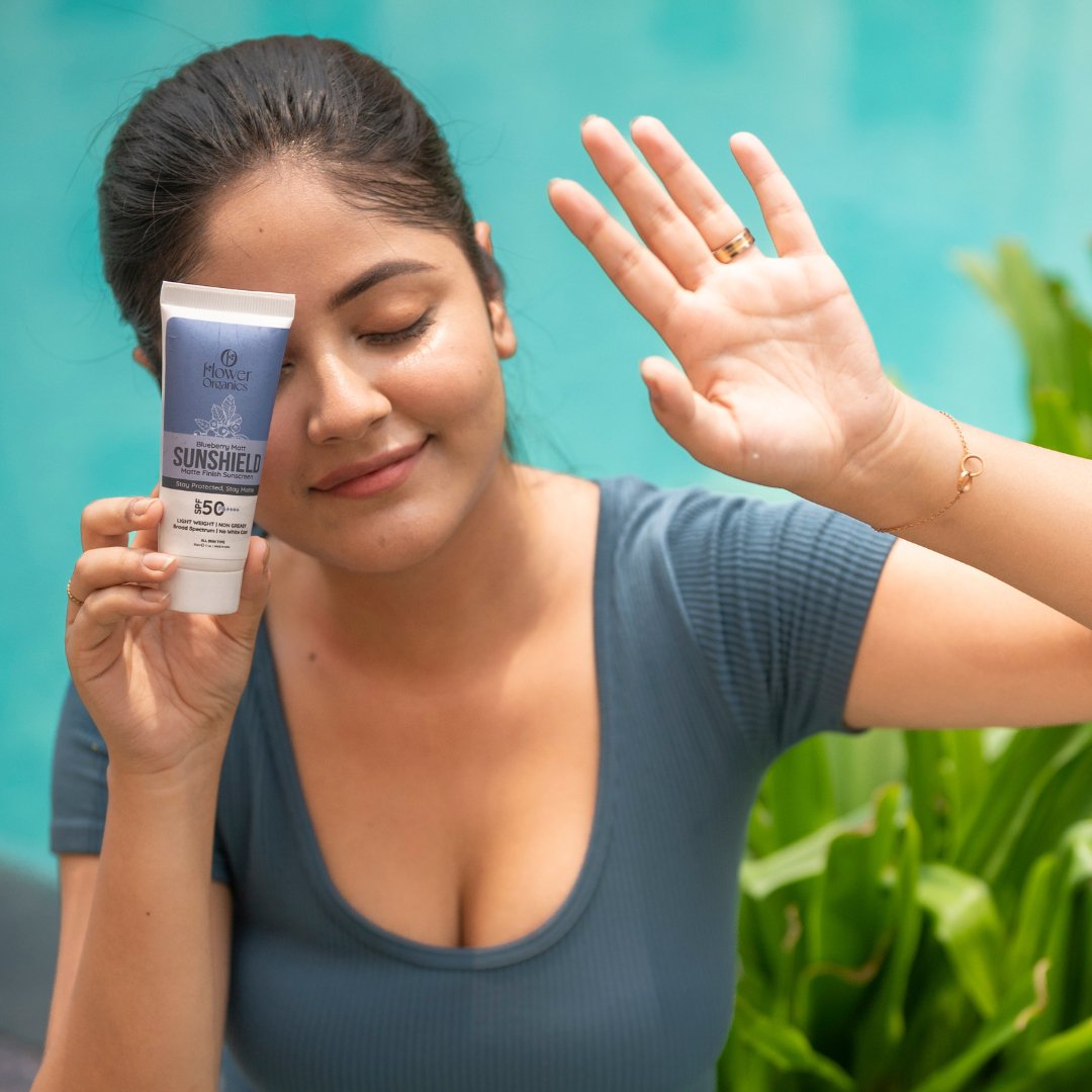 Sunshield SPF 50 PA ++++ - Flower Organics
