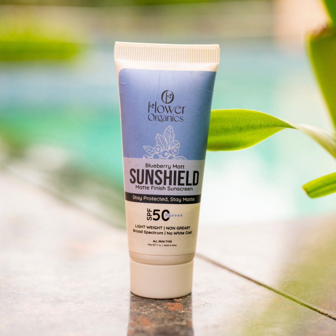 Sunshield SPF 50 PA ++++ - Flower Organics