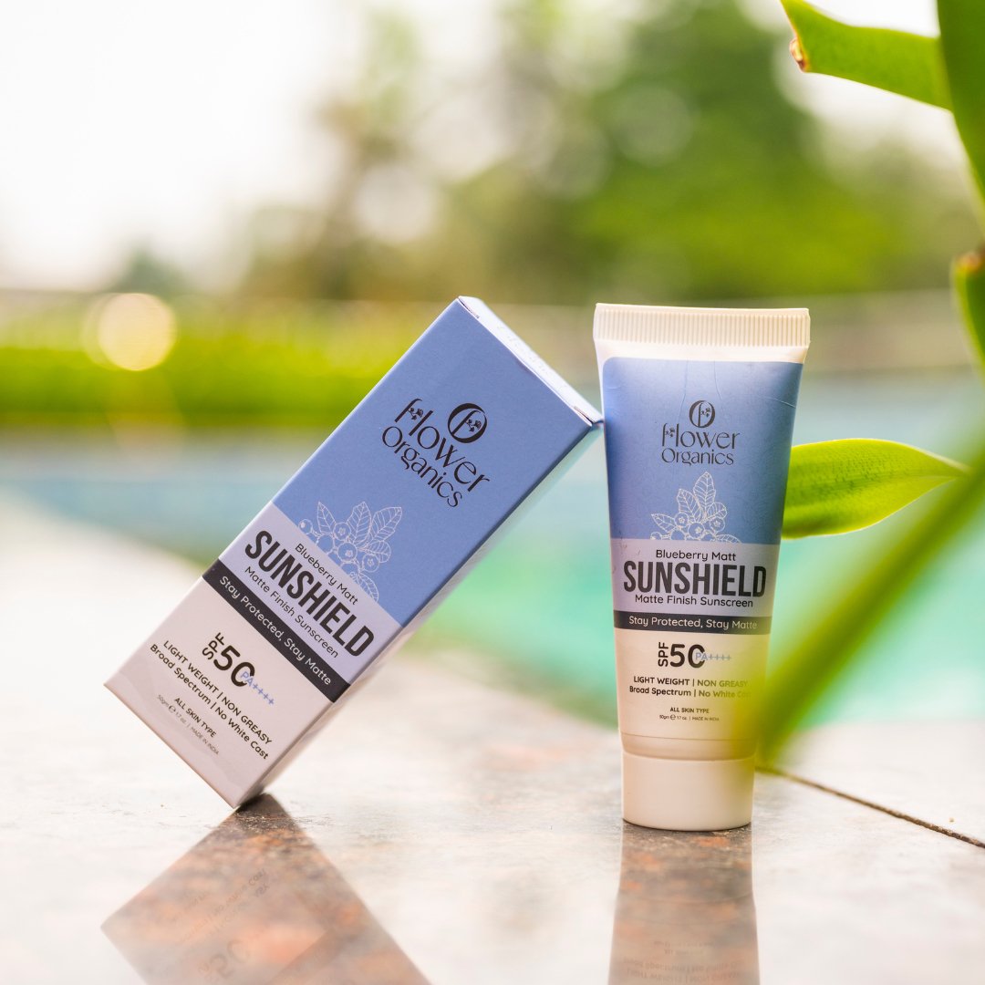 Sunshield SPF 50 PA ++++ - Flower Organics