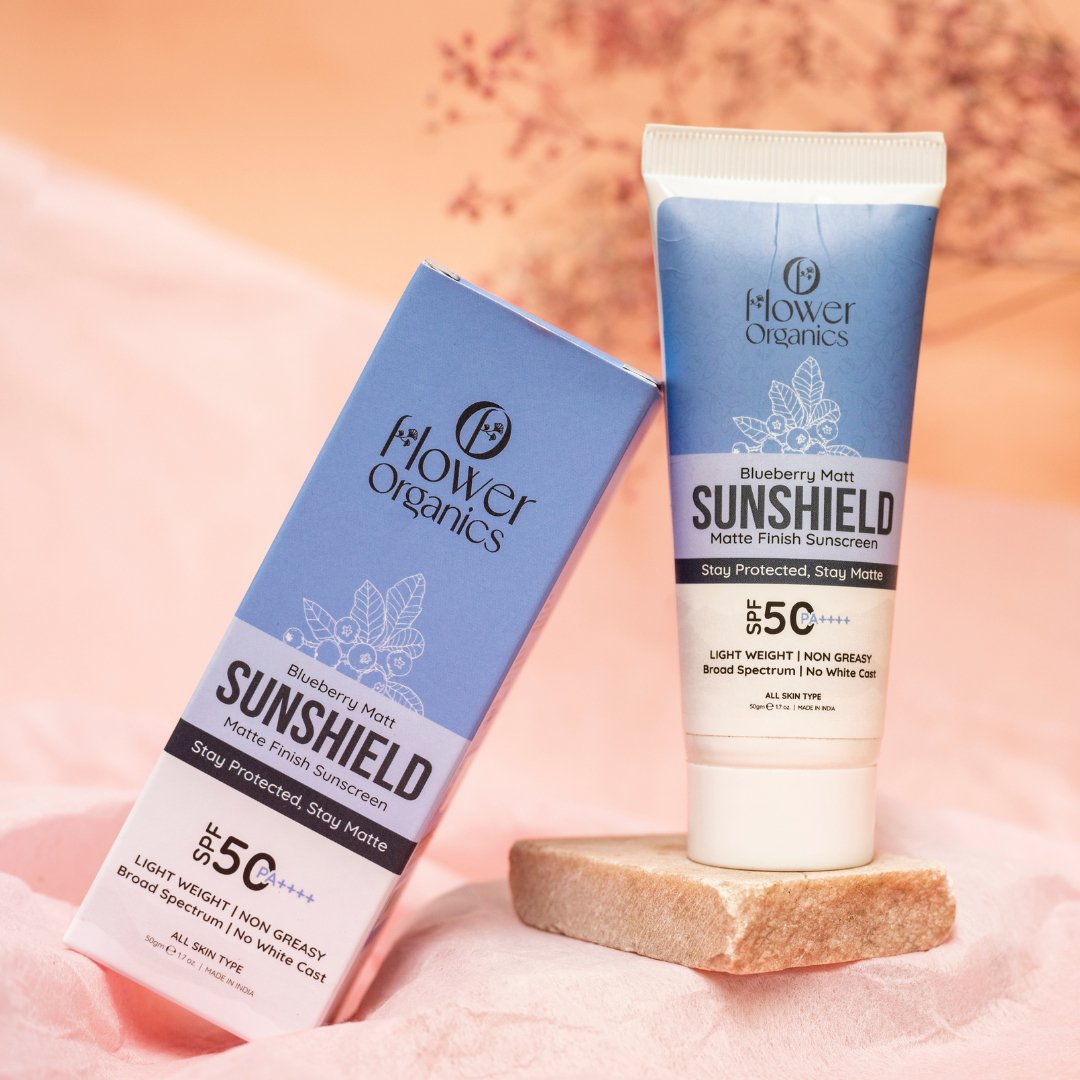 Sunshield SPF 50 PA ++++ - Flower Organics