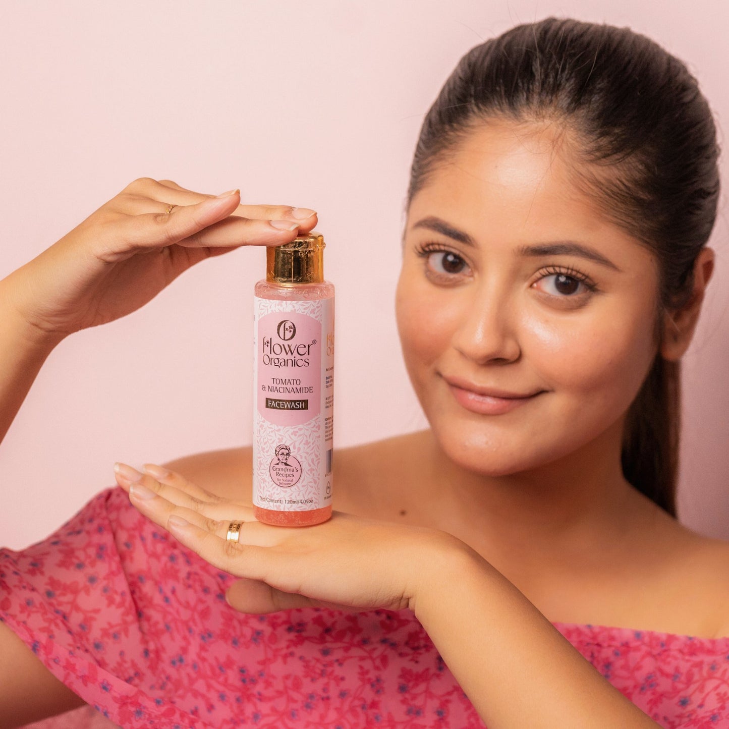 Tomato & Niacinamide Face Wash - 120 ml - Flower Organics