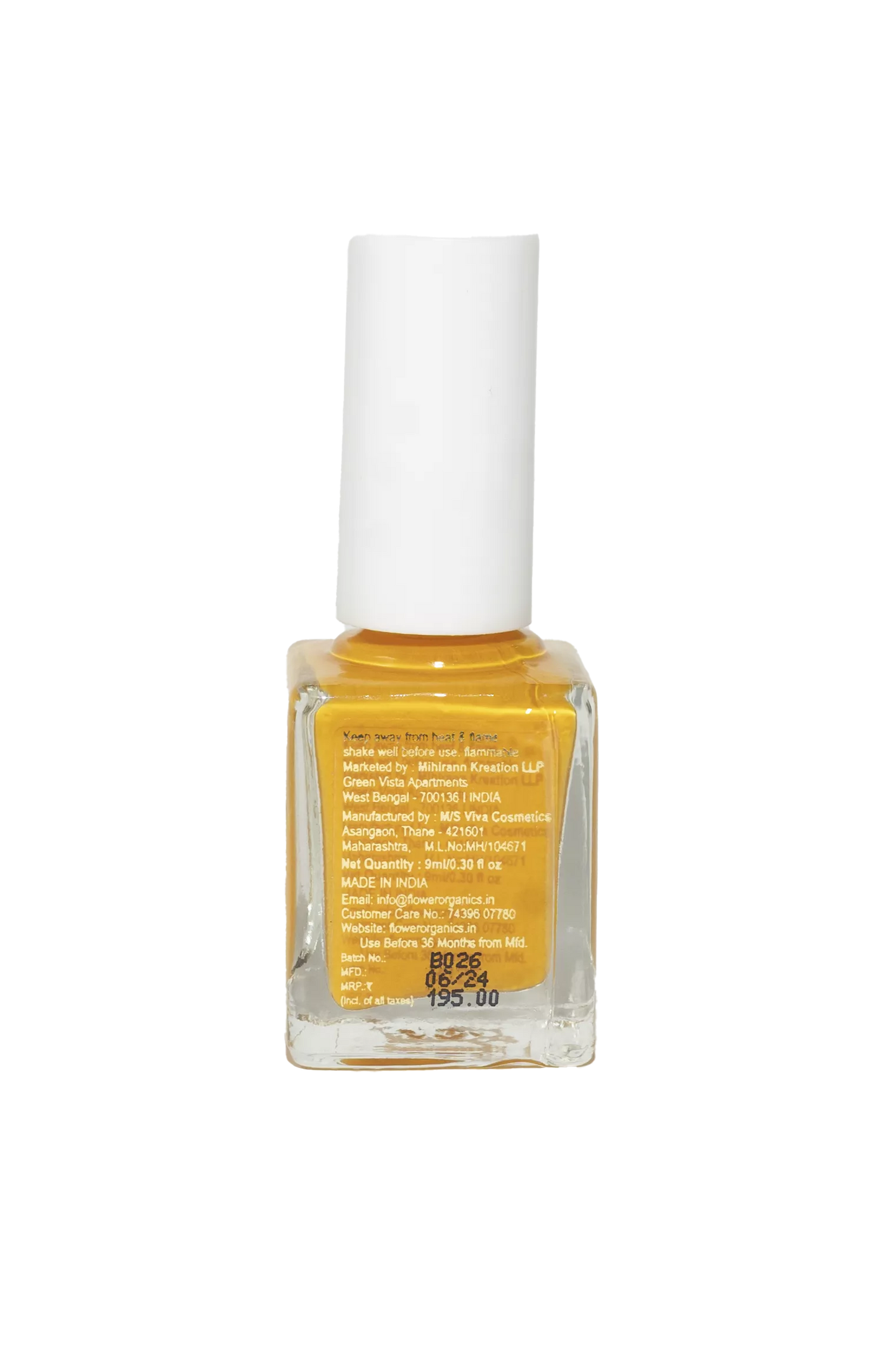 Krishna Yellow Vegan Nail Polish