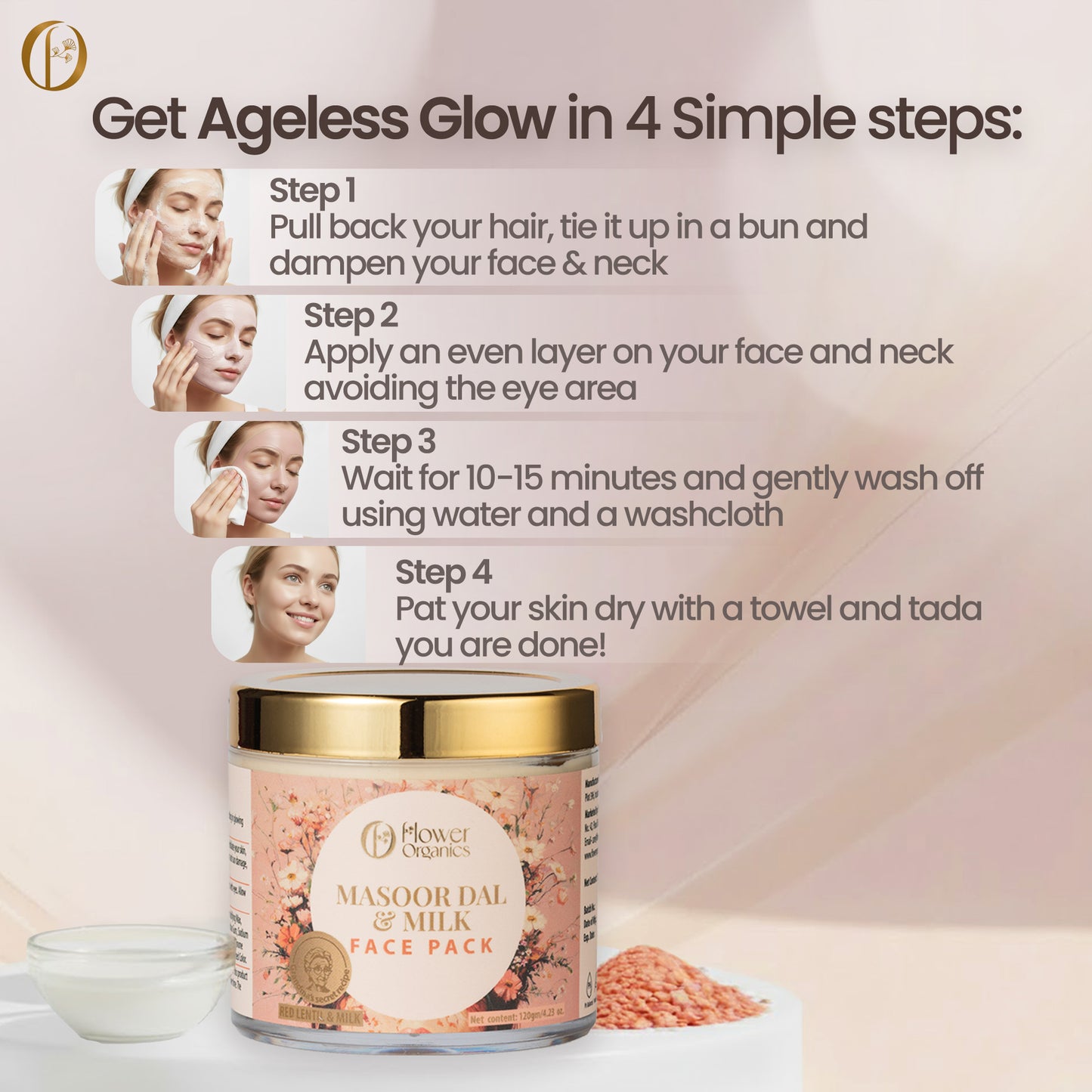 Masoor Dal & Milk Face Pack - 120 gm