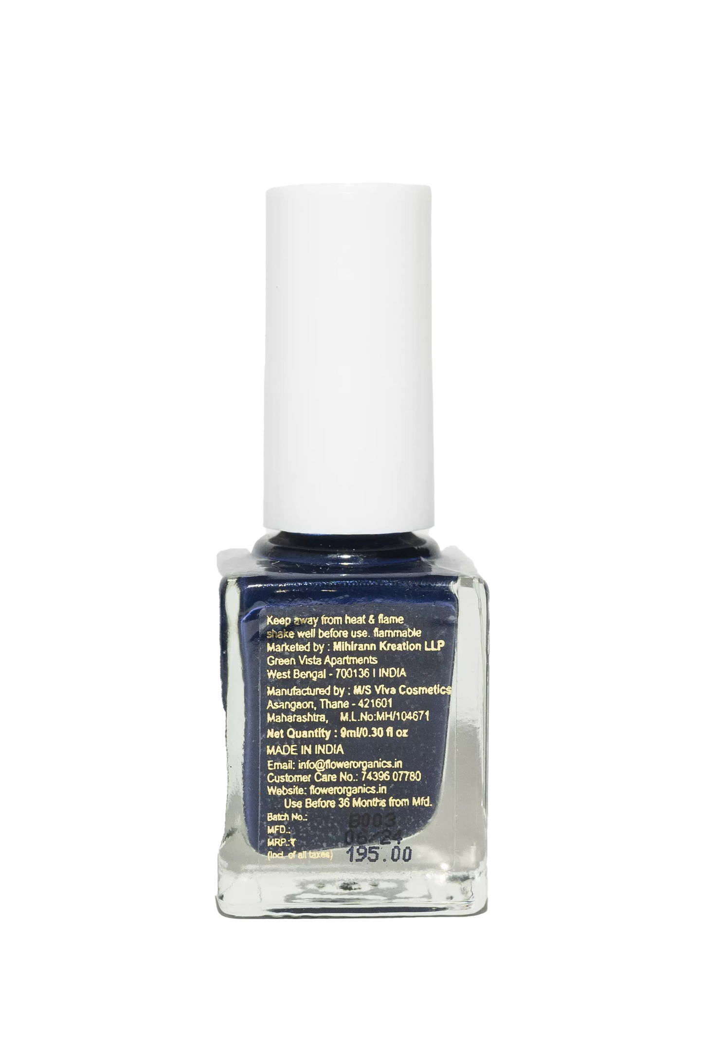 Midknight Blue Vegan Nail Polish