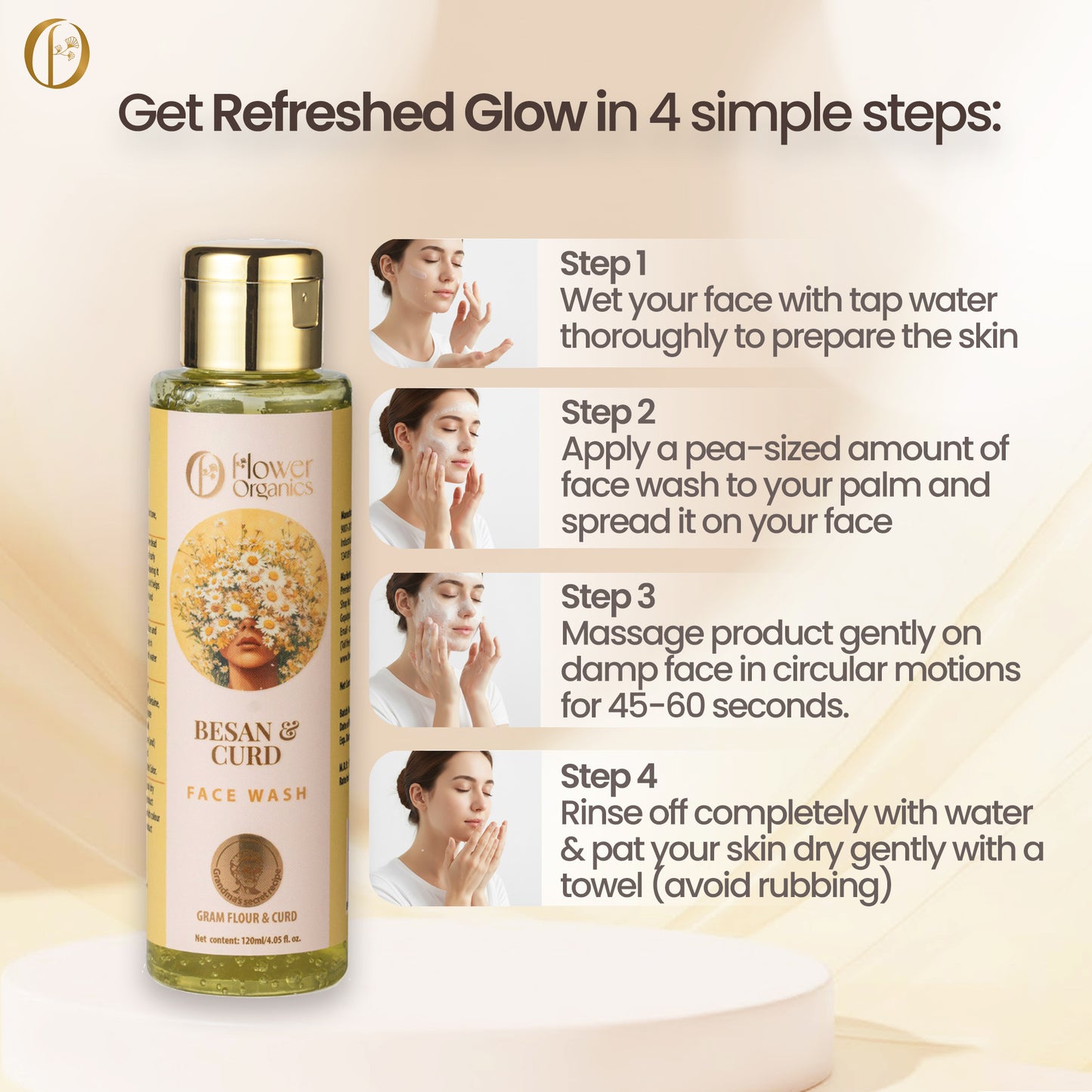 Besan & Curd Face Wash - 120 ml