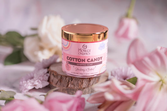 Cotton Candy Whipped Soap | Strawberry & Beetroot