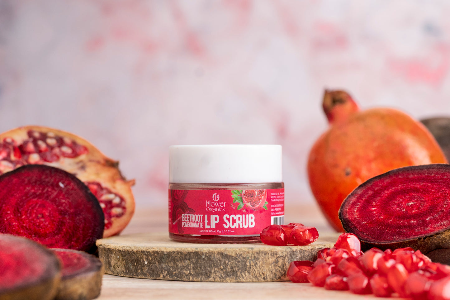 Beetroot and Pomegranate Lip Scrub