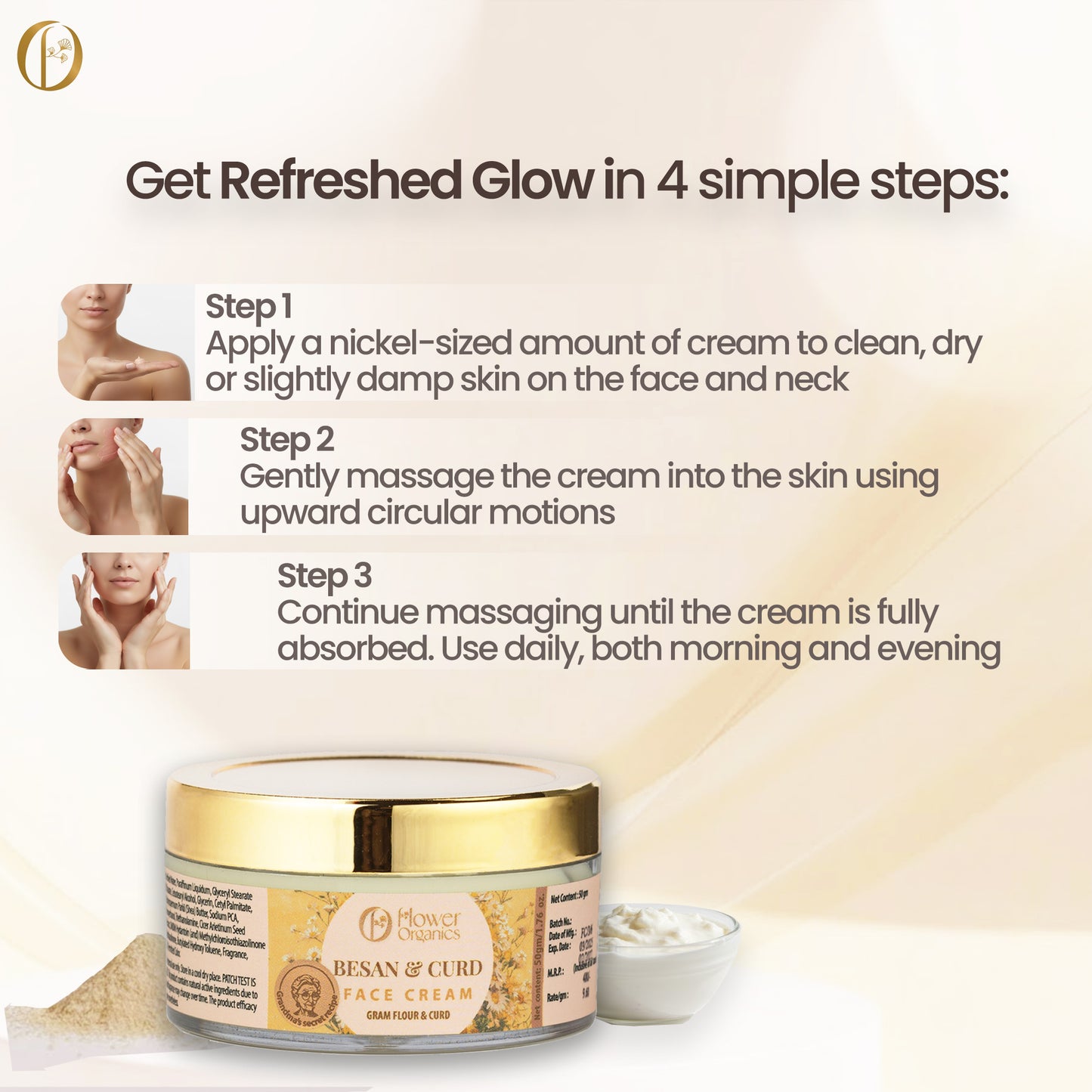 Besan & Curd Face Cream 50gm