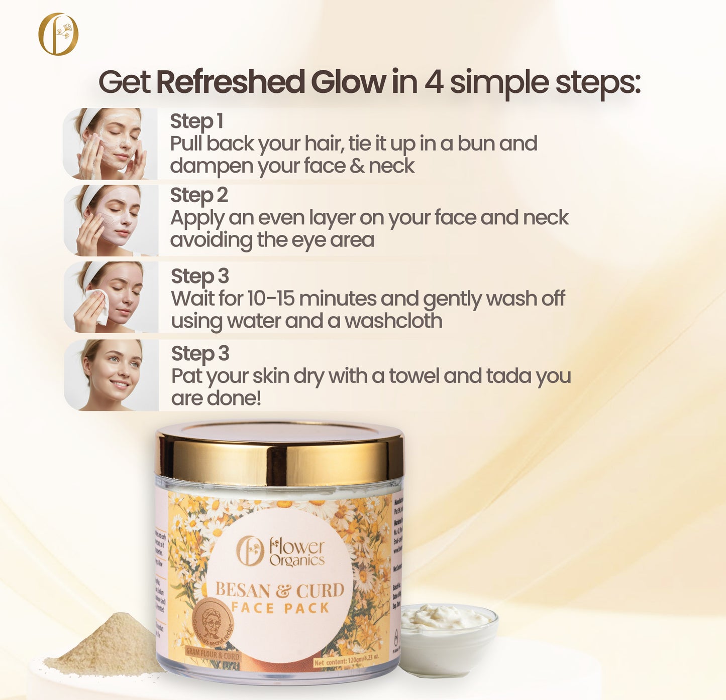 Besan & Curd Face Pack - 120 gm