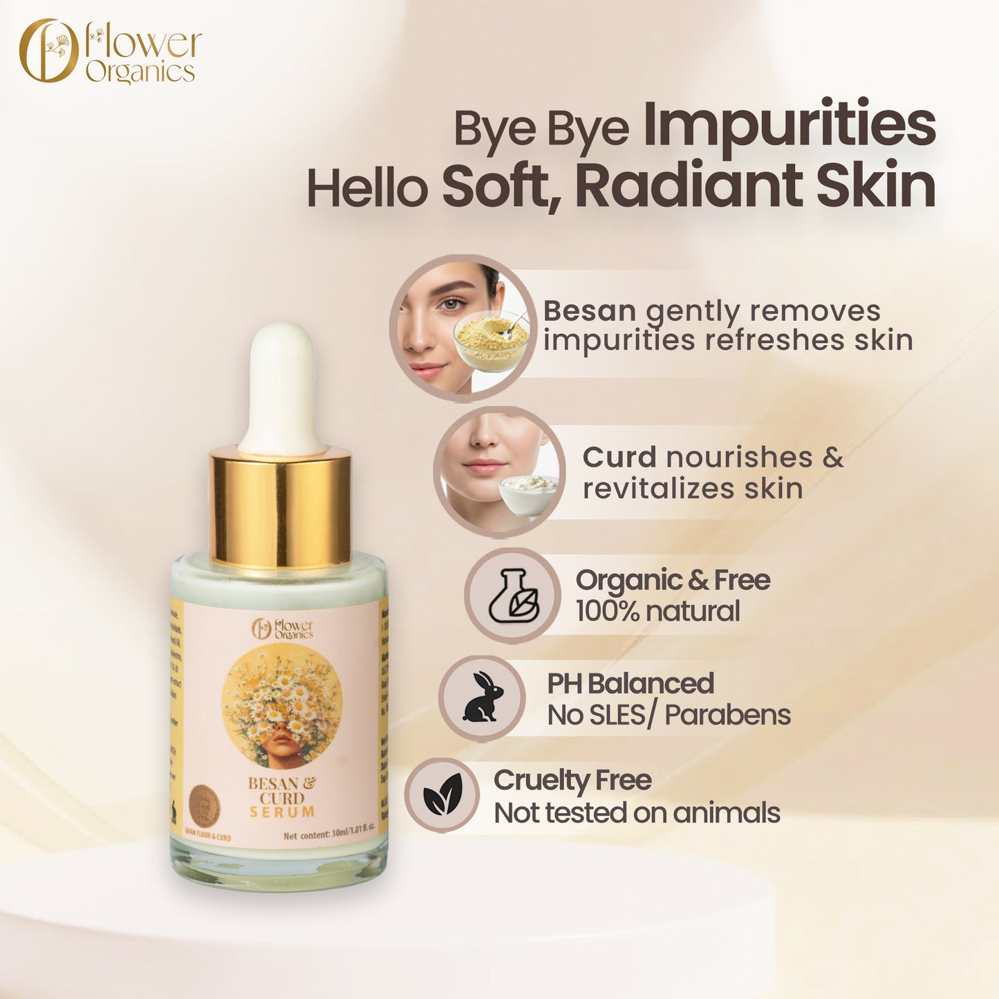 Besan & Curd Serum
