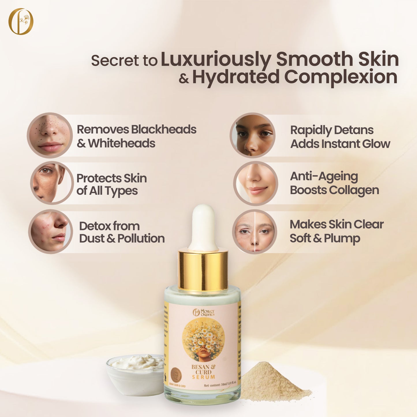 Besan & Curd Serum