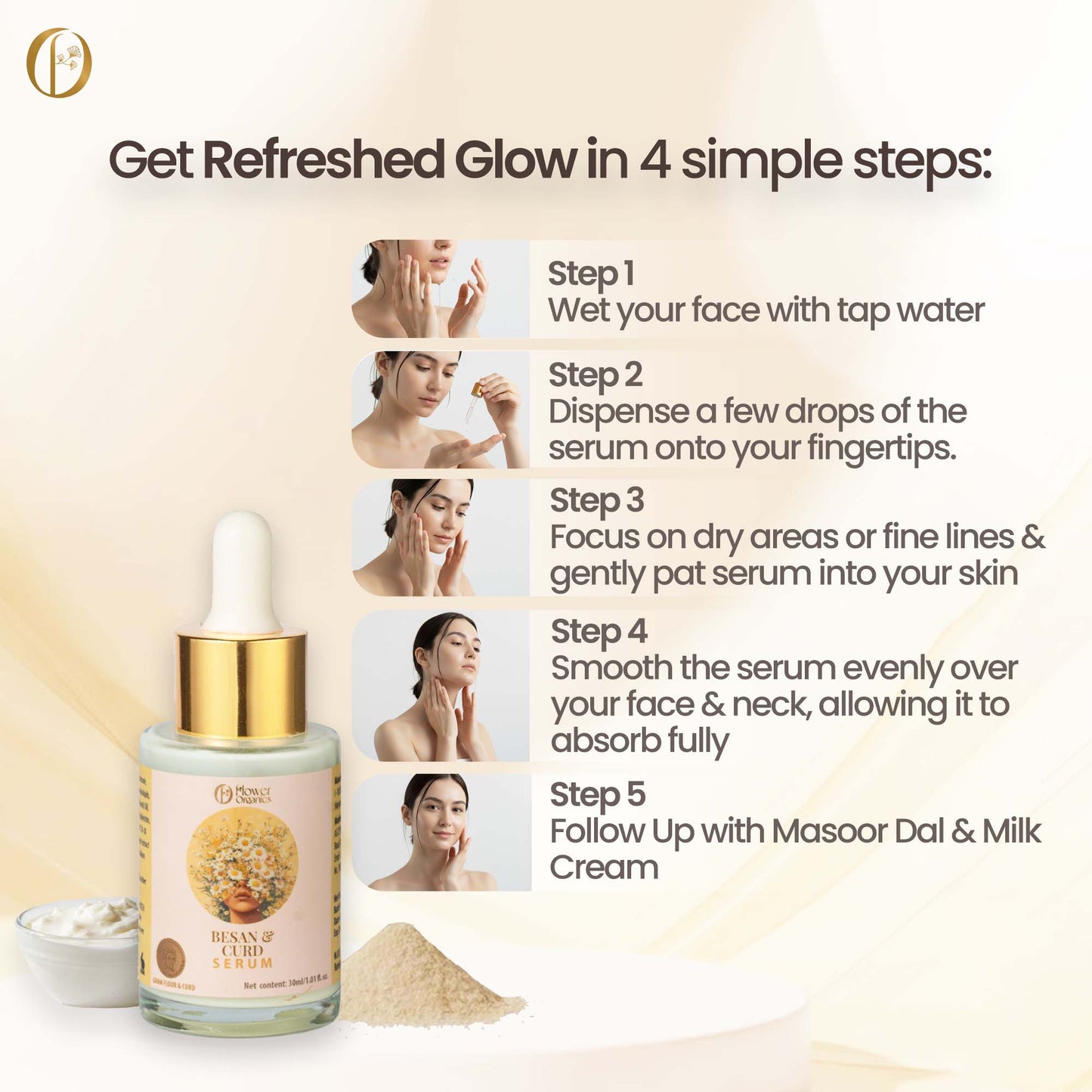 Besan & Curd Serum