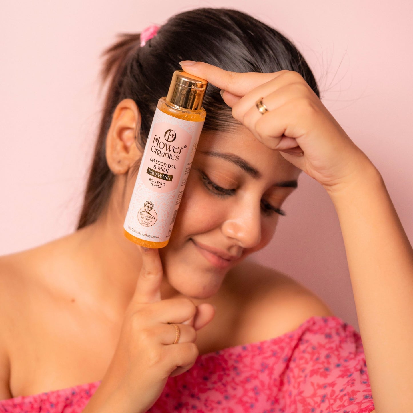 Masoor Dal & Milk Face Wash - 120 ml - Flower Organics